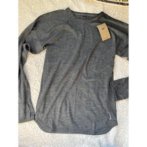 Nike Yoga Men's Long Sleeve Shirt‎ Gray Size Small #333